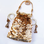 Glittery Gold Potli