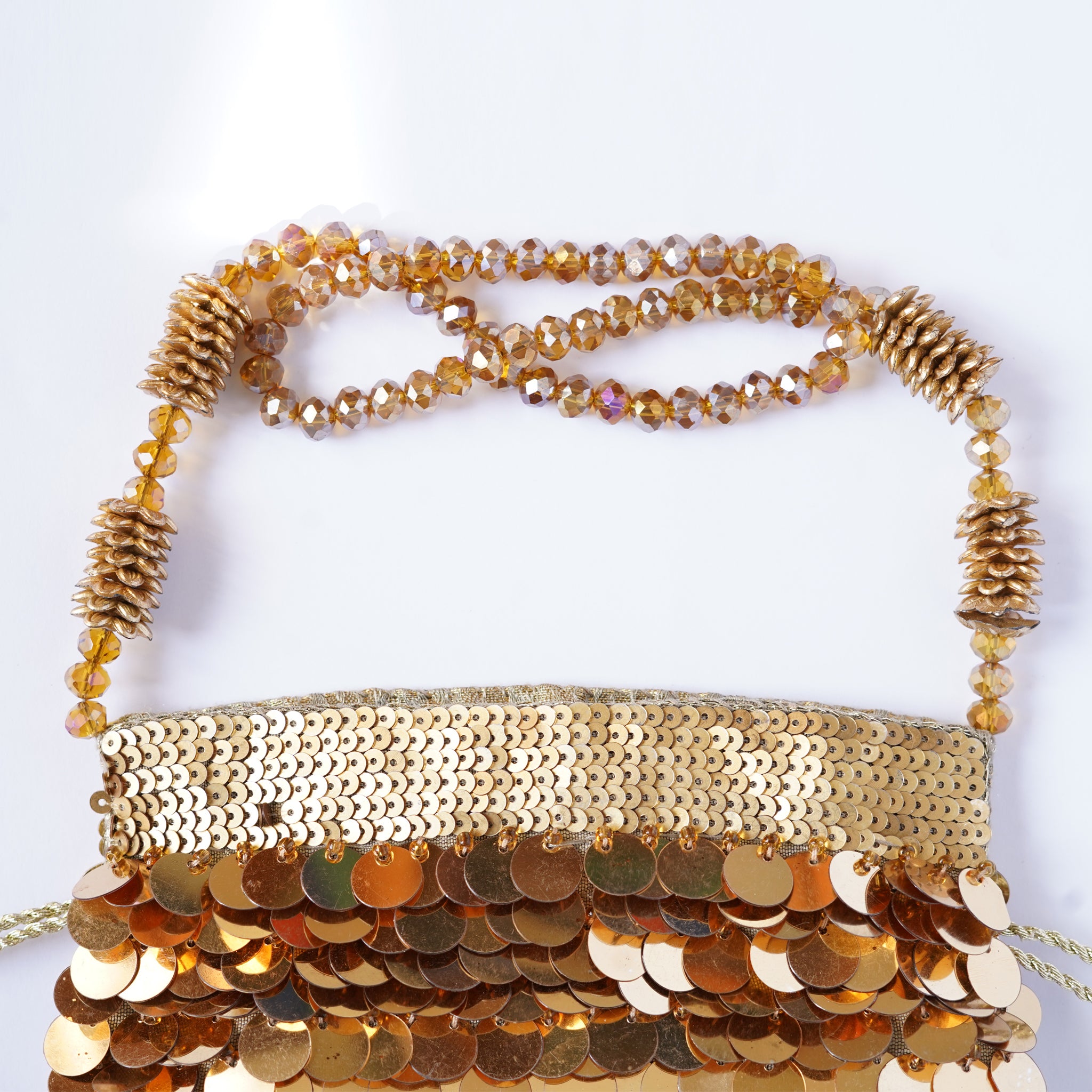Glittery Gold Potli