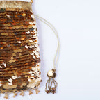 Glittery Gold Potli