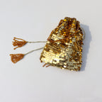 Glittery Gold Potli