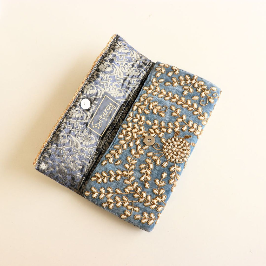 Shahjahan Grey Velvet