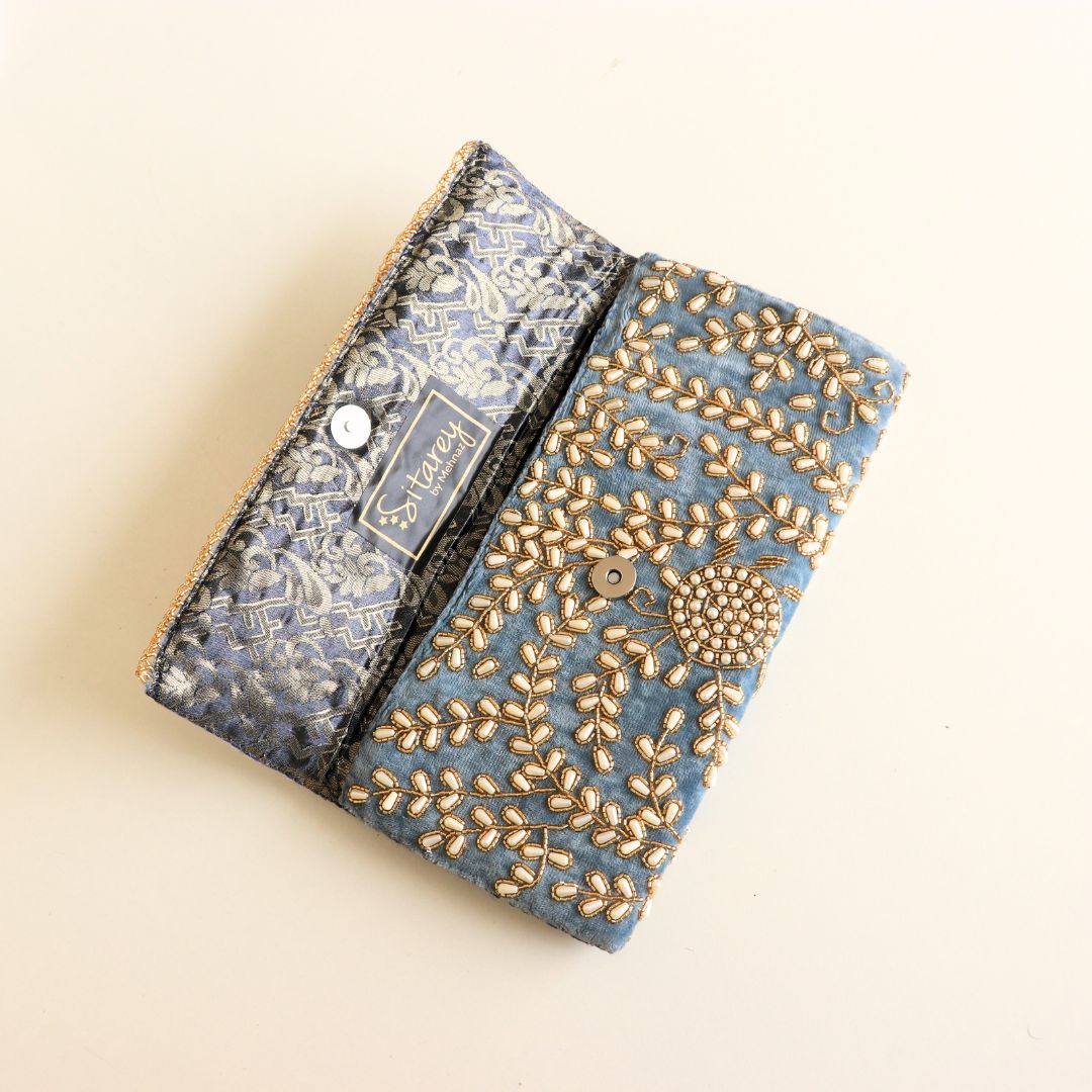 Shahjahan Grey Velvet