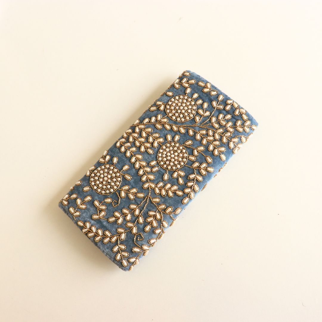 Shahjahan Grey Velvet